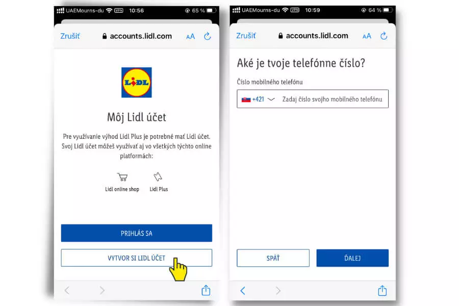 Lidl plus registrácia