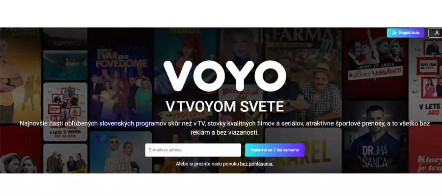 online seriály voyo