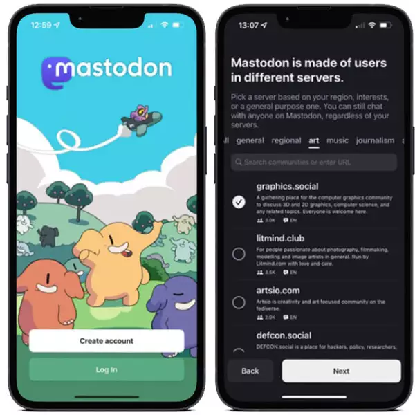 Mastodon app