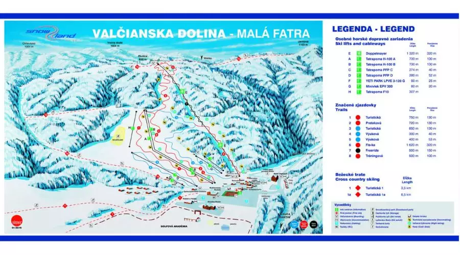 Snowland Valčianska dolina