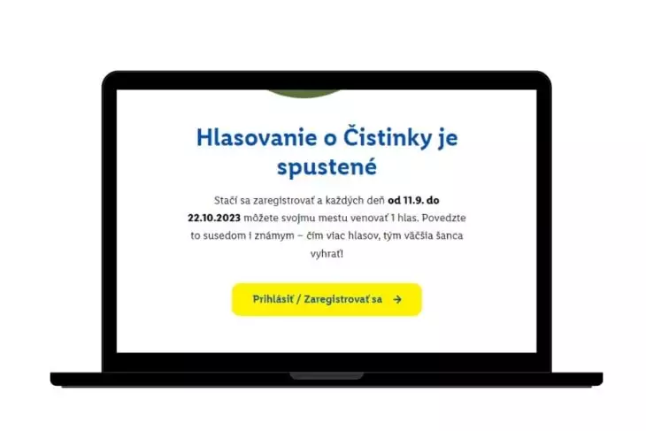 Lidl Čistinka registrácia