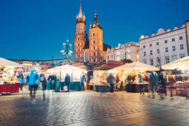 Vianočné trhy Krakow