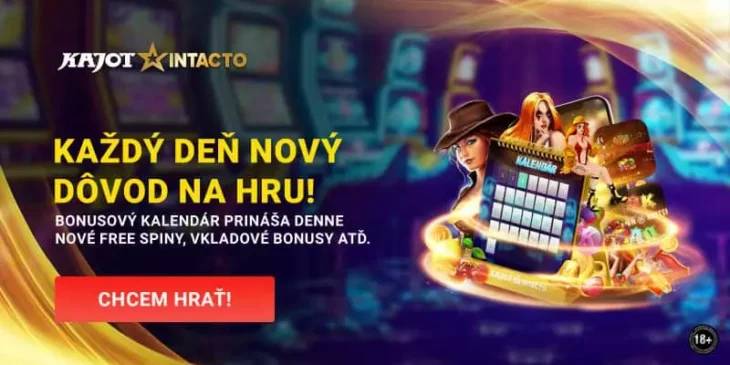 Kajot Intacto bonusový kalendár