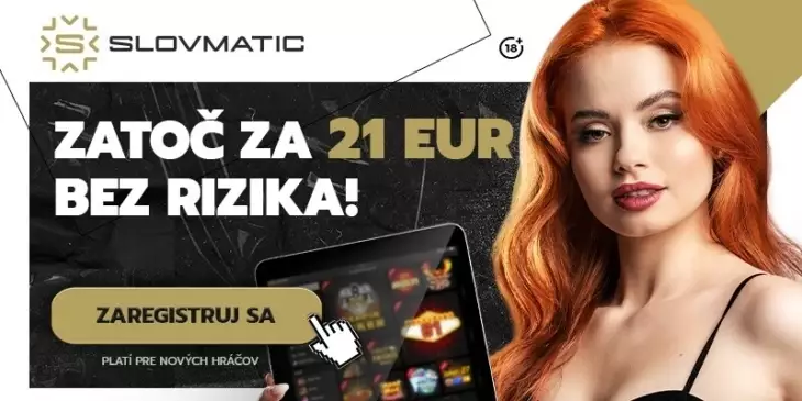 Slovmatic bonus za registráciu